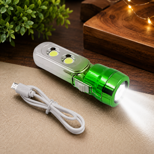 Multi Functional 3 LED Torchlight (1 Pc)