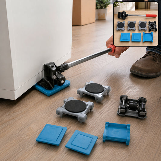 Furniture Lifter Tool Furniture Dolly, Furniture Lifters Tool Set (1 Set / 8 pc)