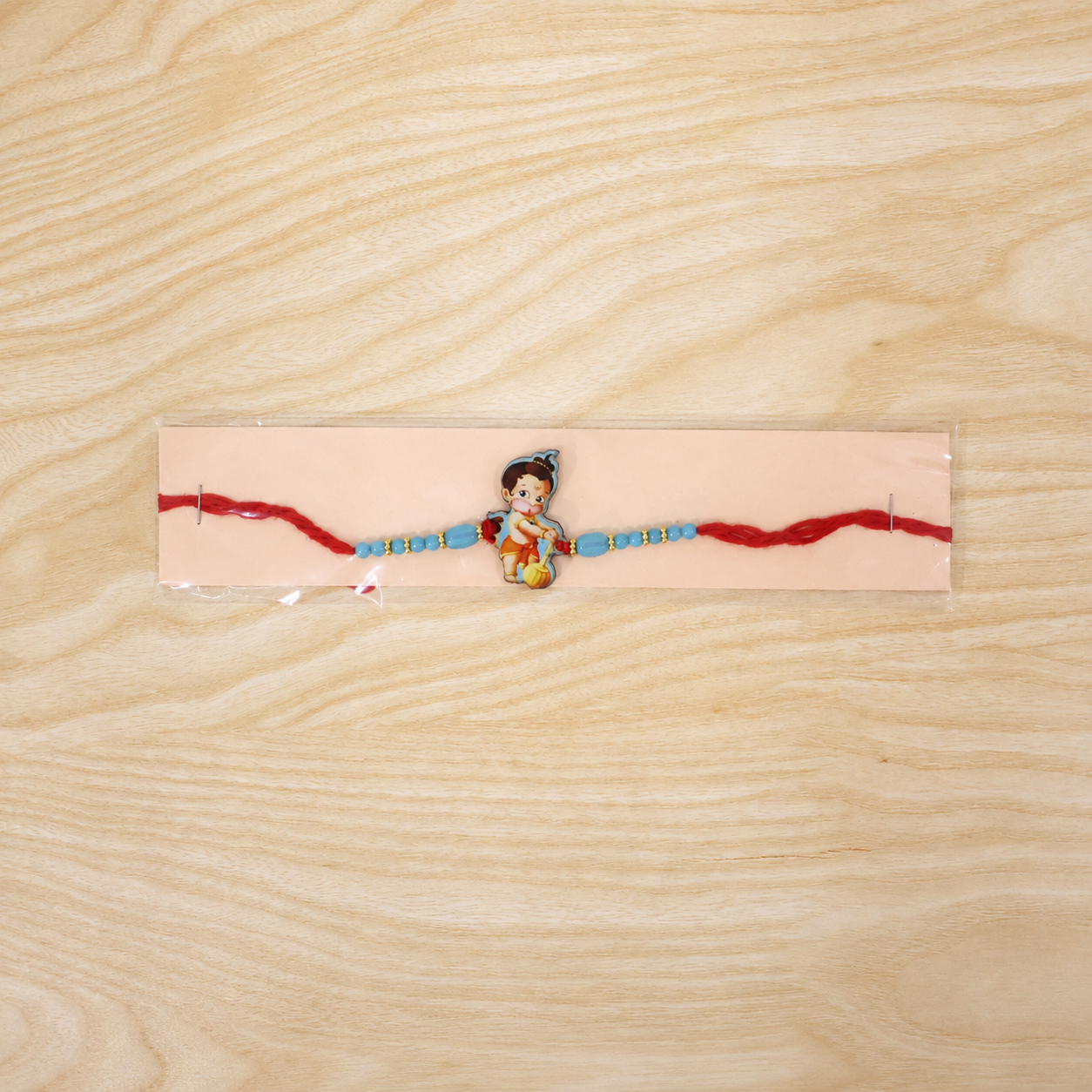 Complete Kids Rakhi set showcasing festive sibling bond.