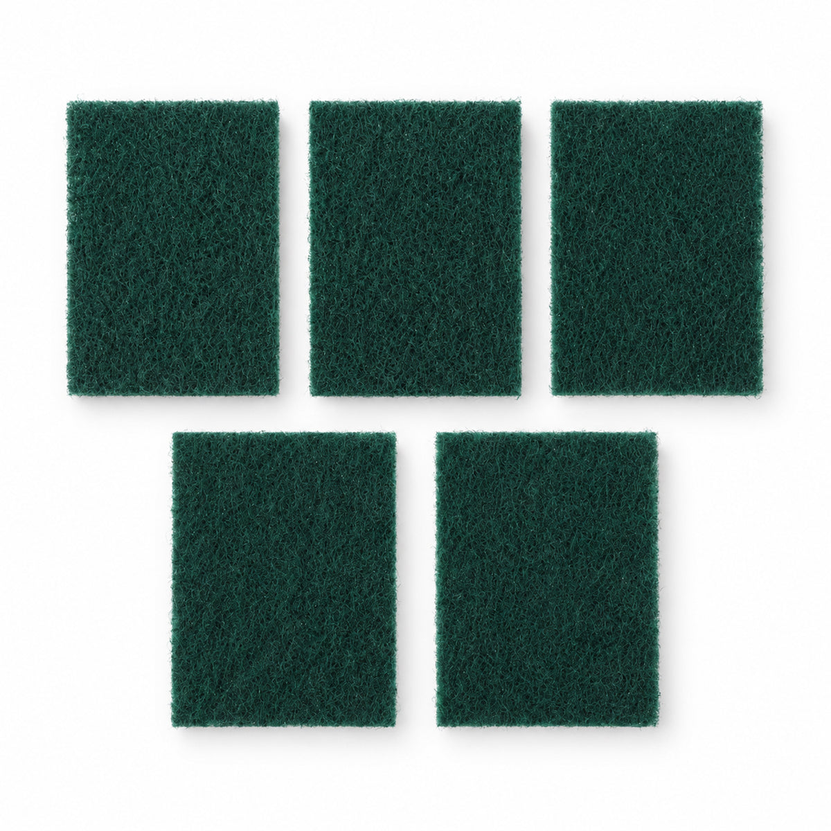 Scrub Sponge Pads – Aqua Green, Pack of 5 for Home | Velvet Wipe