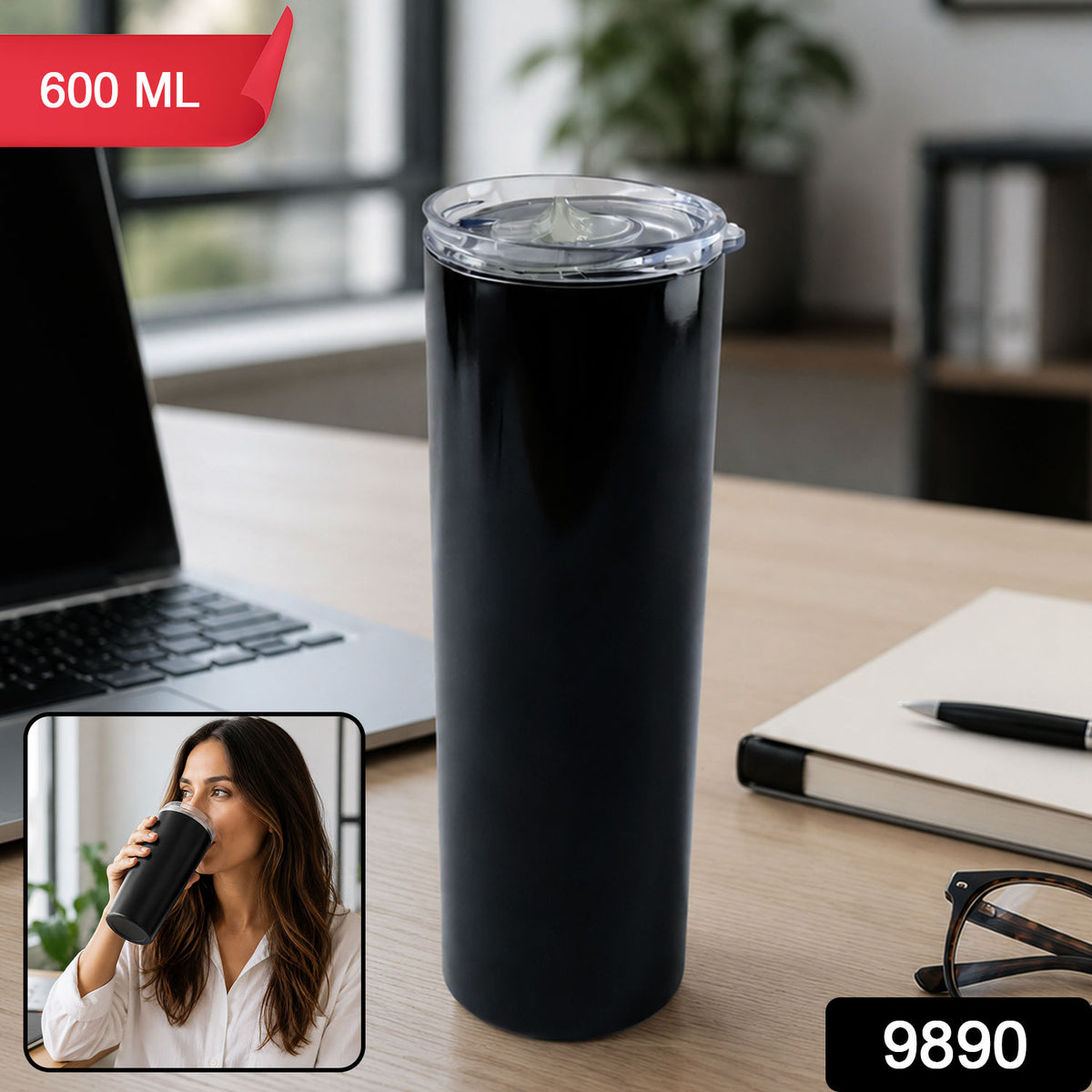 Stainless Steel Travel Mug (600ml Approx)