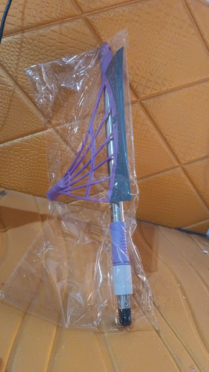 Durable Eco-Friendly Broom with Scraper