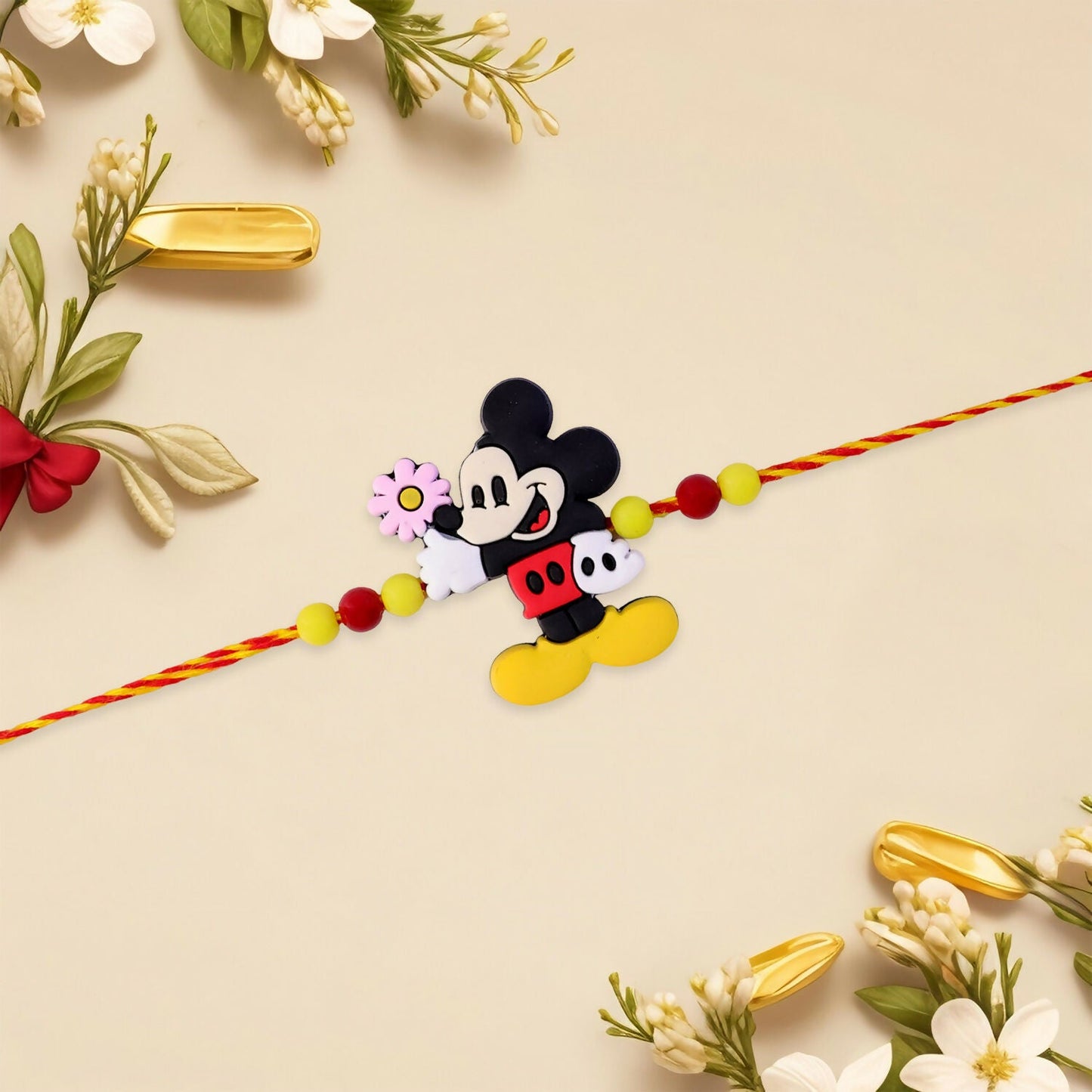 The Kids Rakhi displayed on a festive background, ready for Raksha Bandhan.