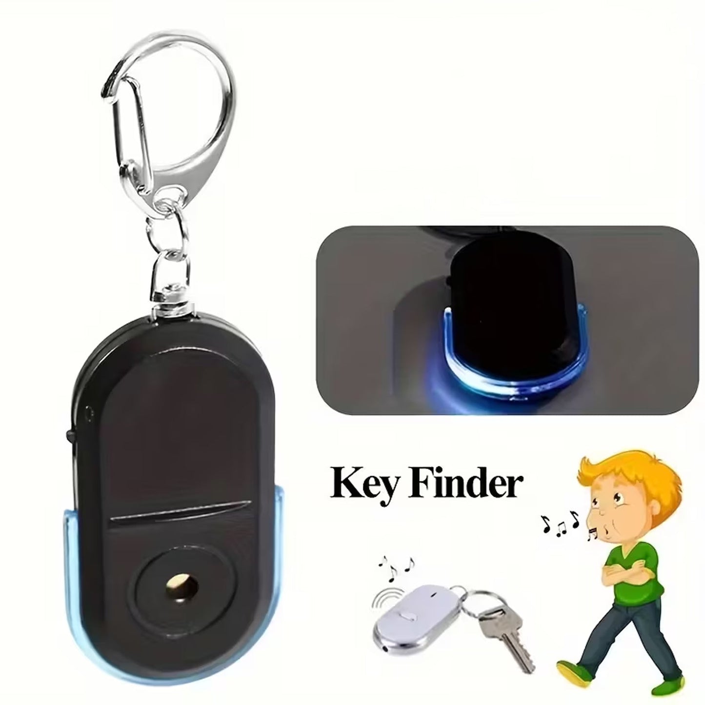 Personal Safety Alarm Keychain â€“ Loud Emergency Siren with LED Light