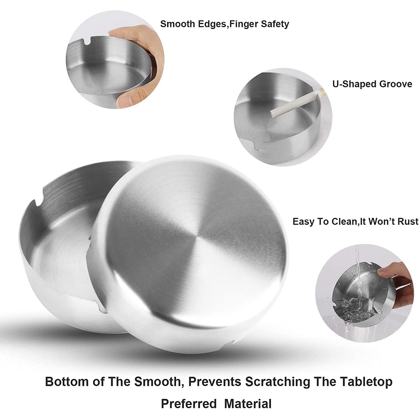 Cigarette ashtray bowl