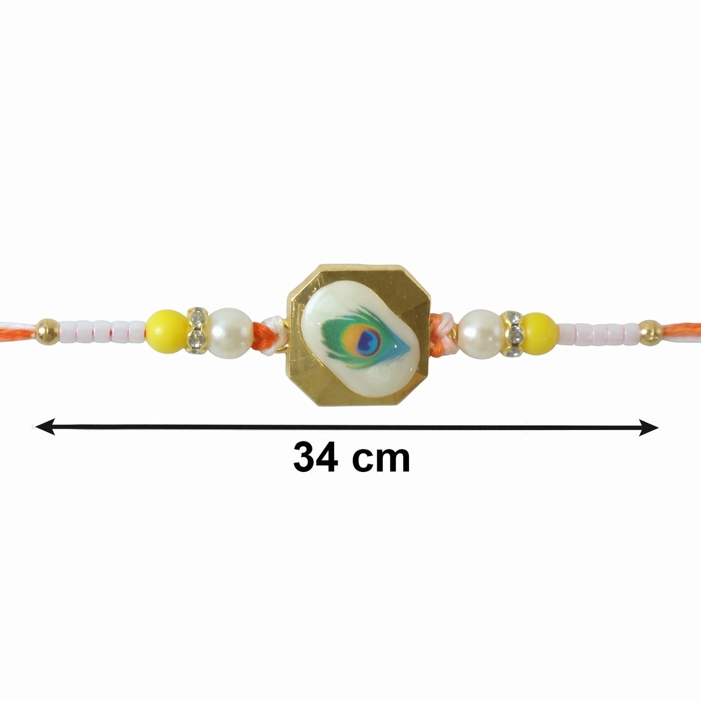 Festive Rakhi featuring culturally inspired design