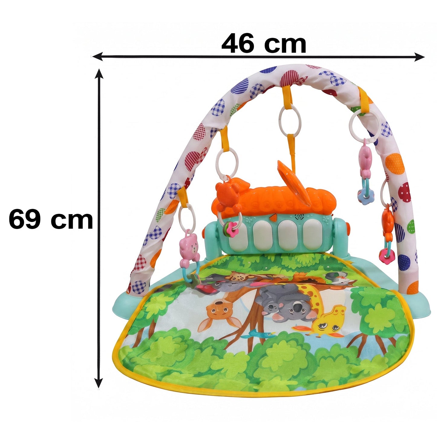 Baby activity play mat size details
