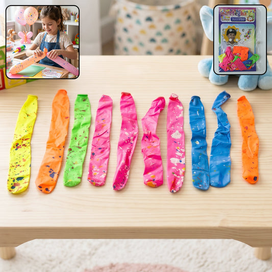 Big Multicolor Twister Long Party Balloons for Birthday Decoration (1 Pkt)