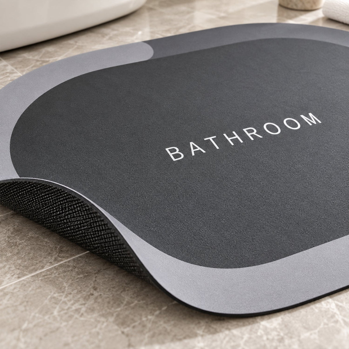 Textured floor mat anti slip bathroom