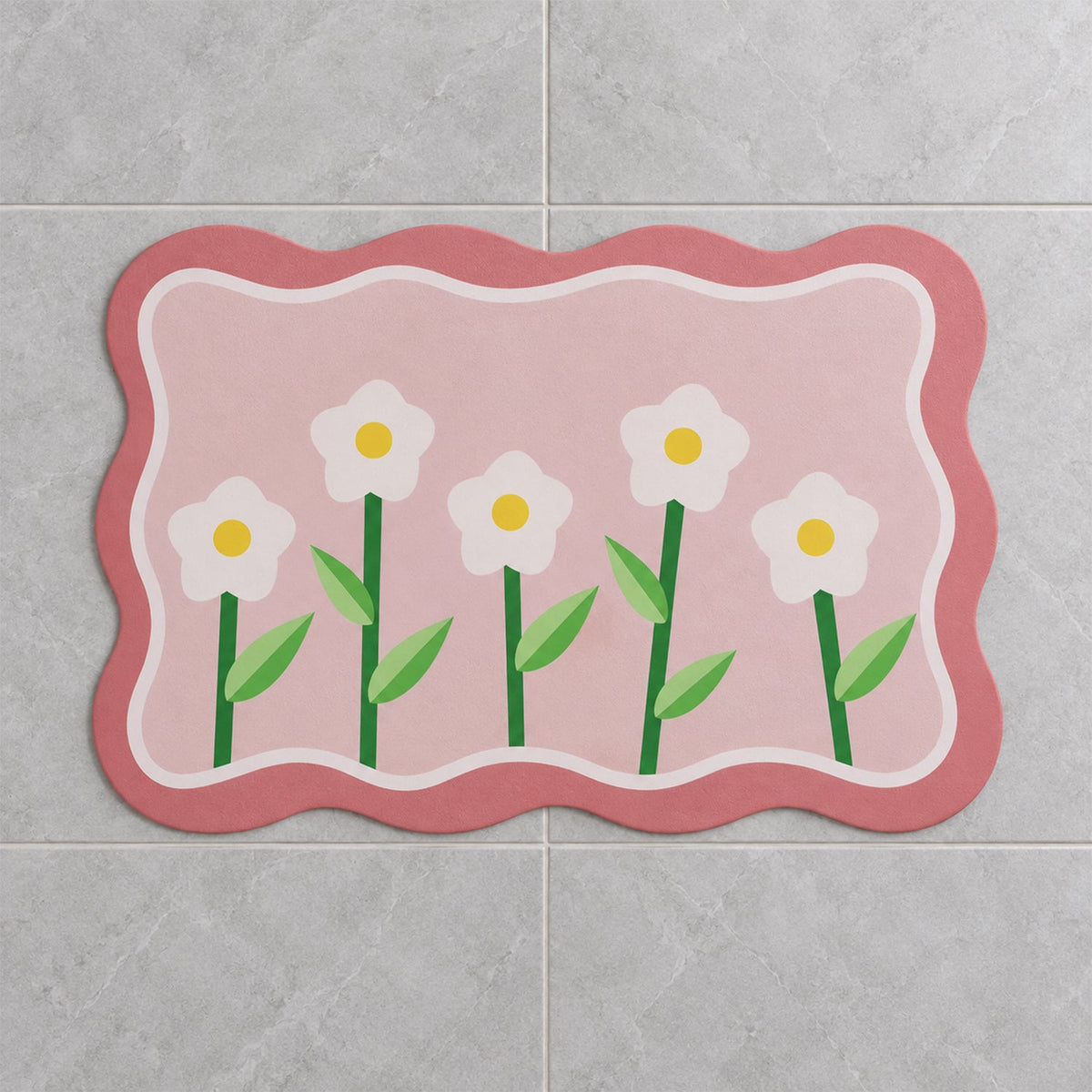 Floor mat rubber backing detail