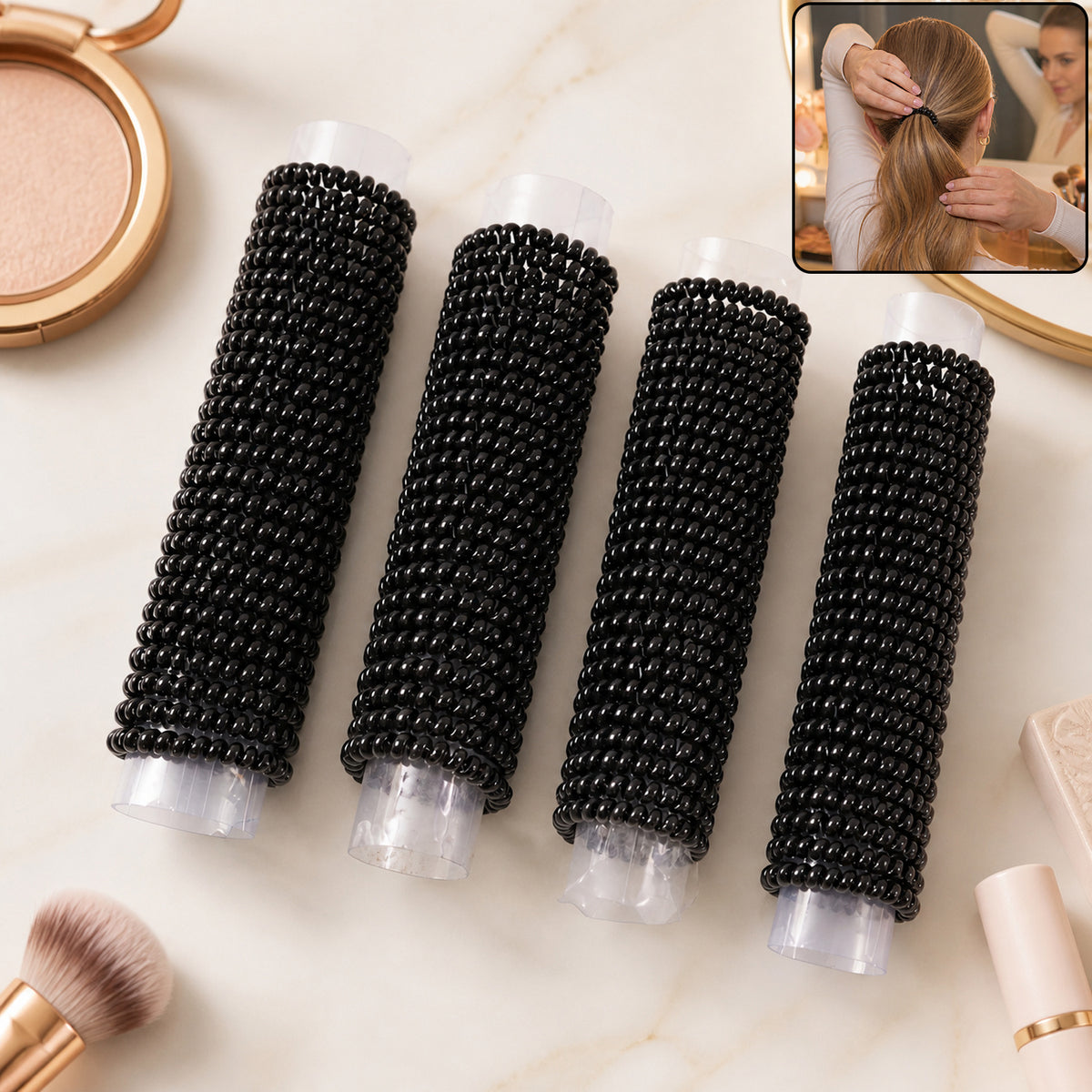 Telephone Wire Hair bands Pack of 100 Pcs, Hair accessories