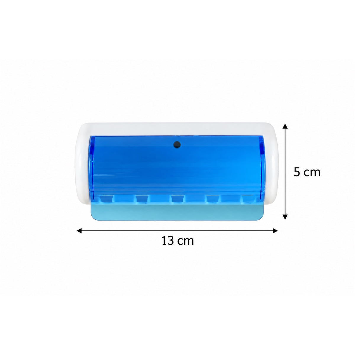 Wall Mounted Toothbrush Holder with Protective Cover (1 Pc)