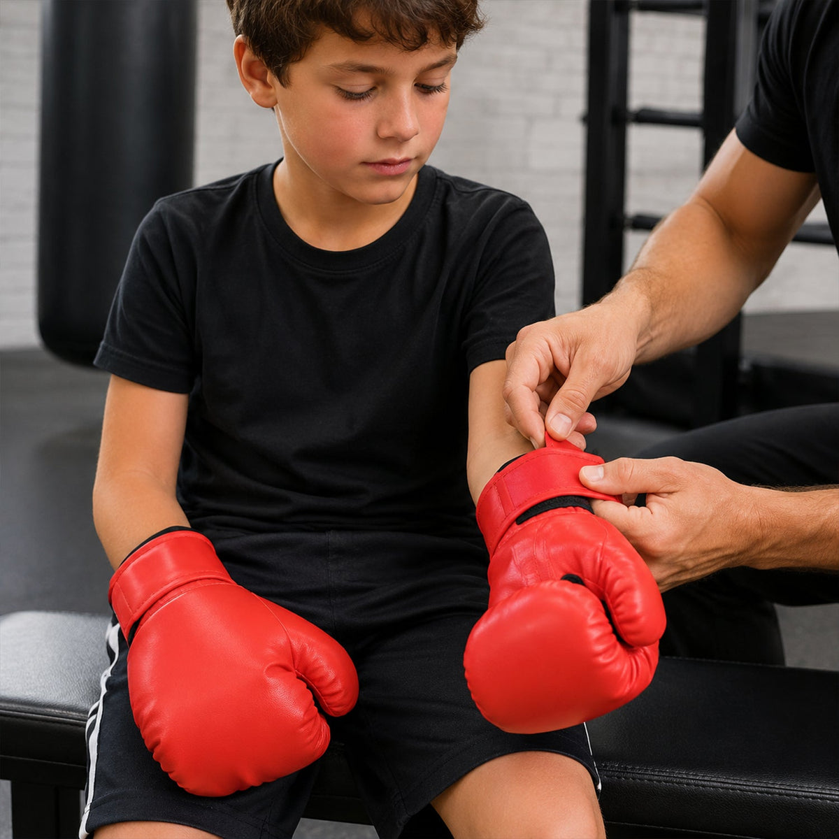 Sports Training Boxing Gloves with Padded Wrist Support for Men and Women
