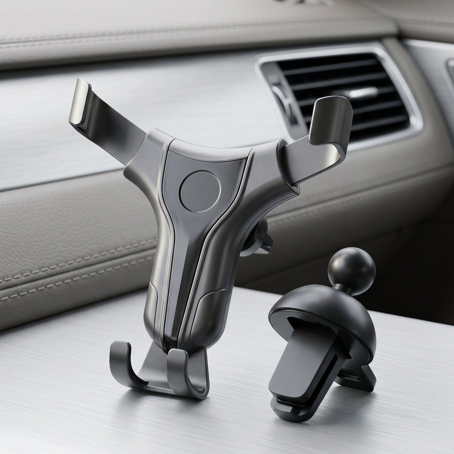 Universal Car Air Vent Mobile Phone Holder Mount Gravity Auto Lock (1 Pc)