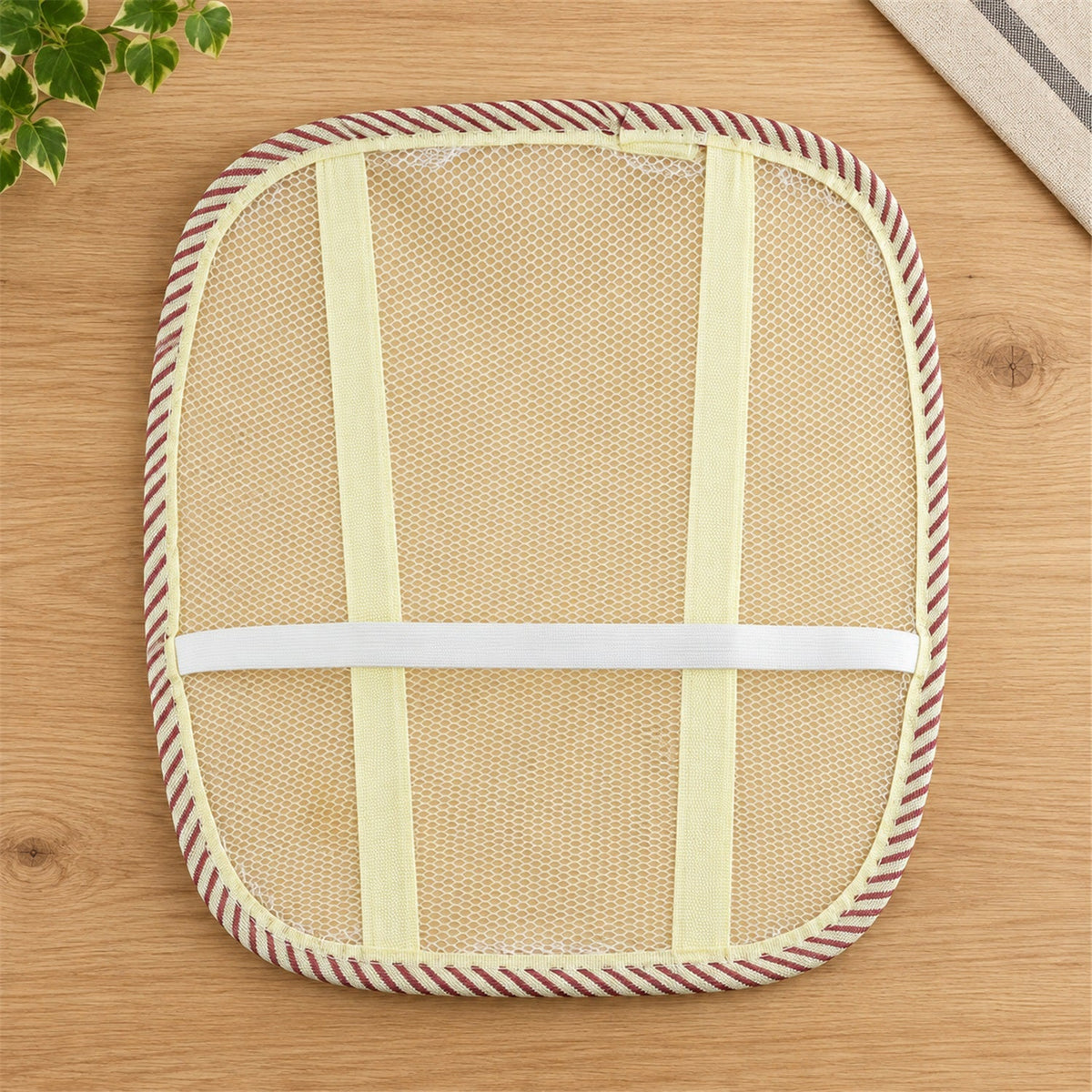 Backrest cover strap detail