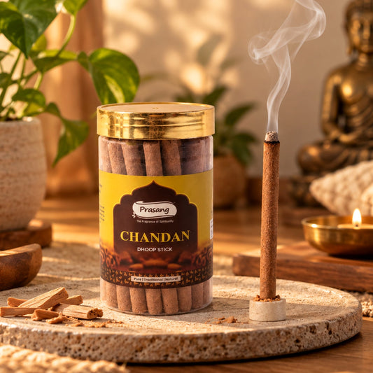 Chandan dhoop sticks jar puja prayer fragrance