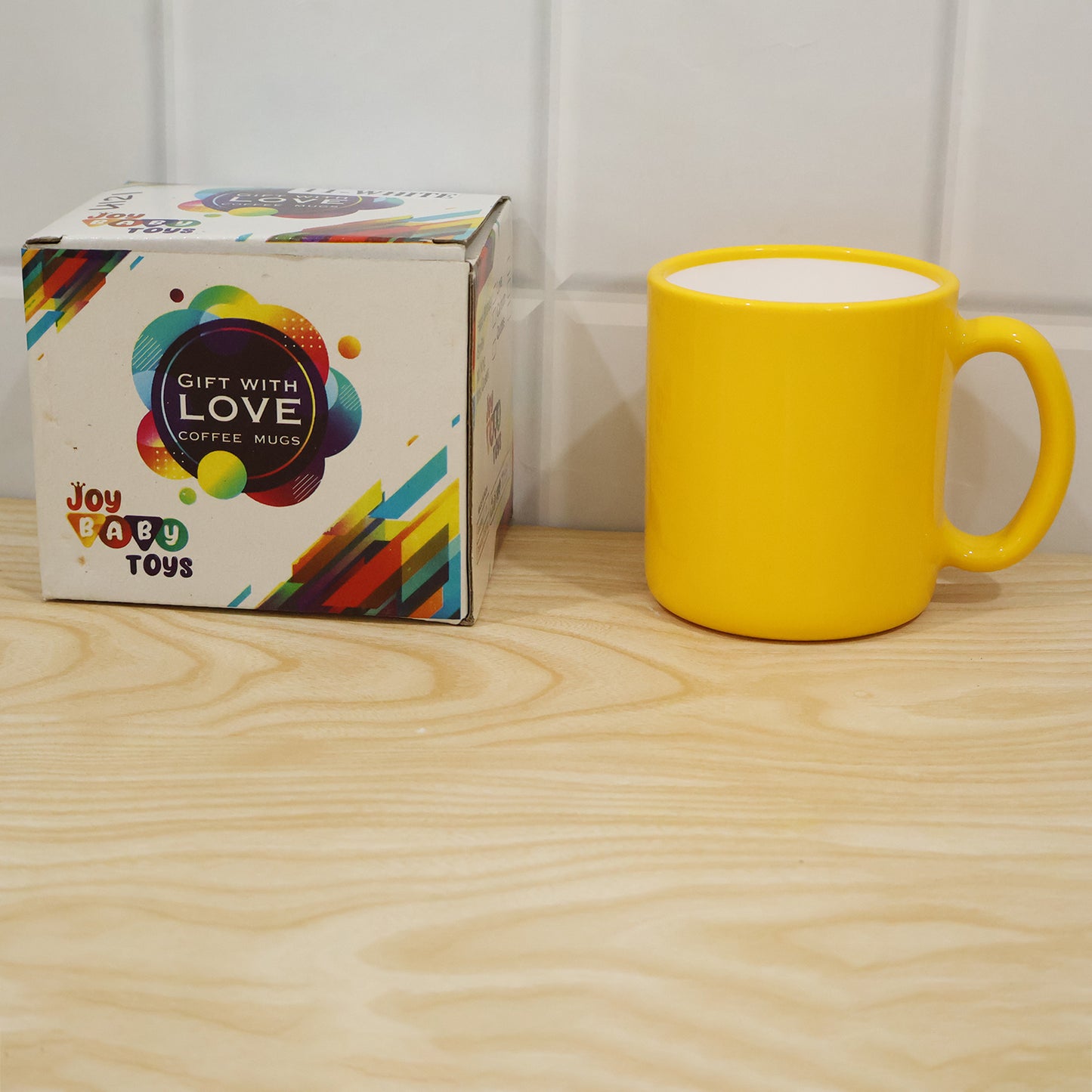 Mix Design & Color Coffee Mug With Spoon and box packing, Design Coffee Mug Used for Drinking and Taking Coffees and Some Other Beverages in All Kinds of Places (1 pc)