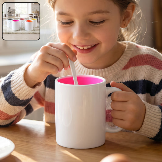 Coffee Mug With Spoon and box packing, Design Coffee Mug Used for Drinking and Taking Coffees and Some Other Beverages in All Kinds of Places