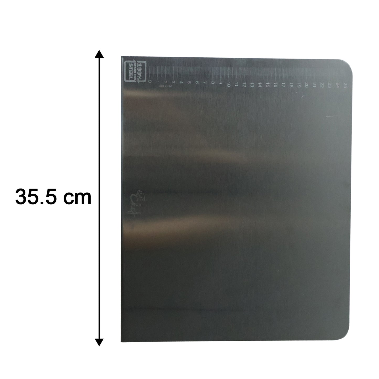 Stainless Steel Chopping Board 35.5x29 Cm, 1mm Thickness 1 Pc