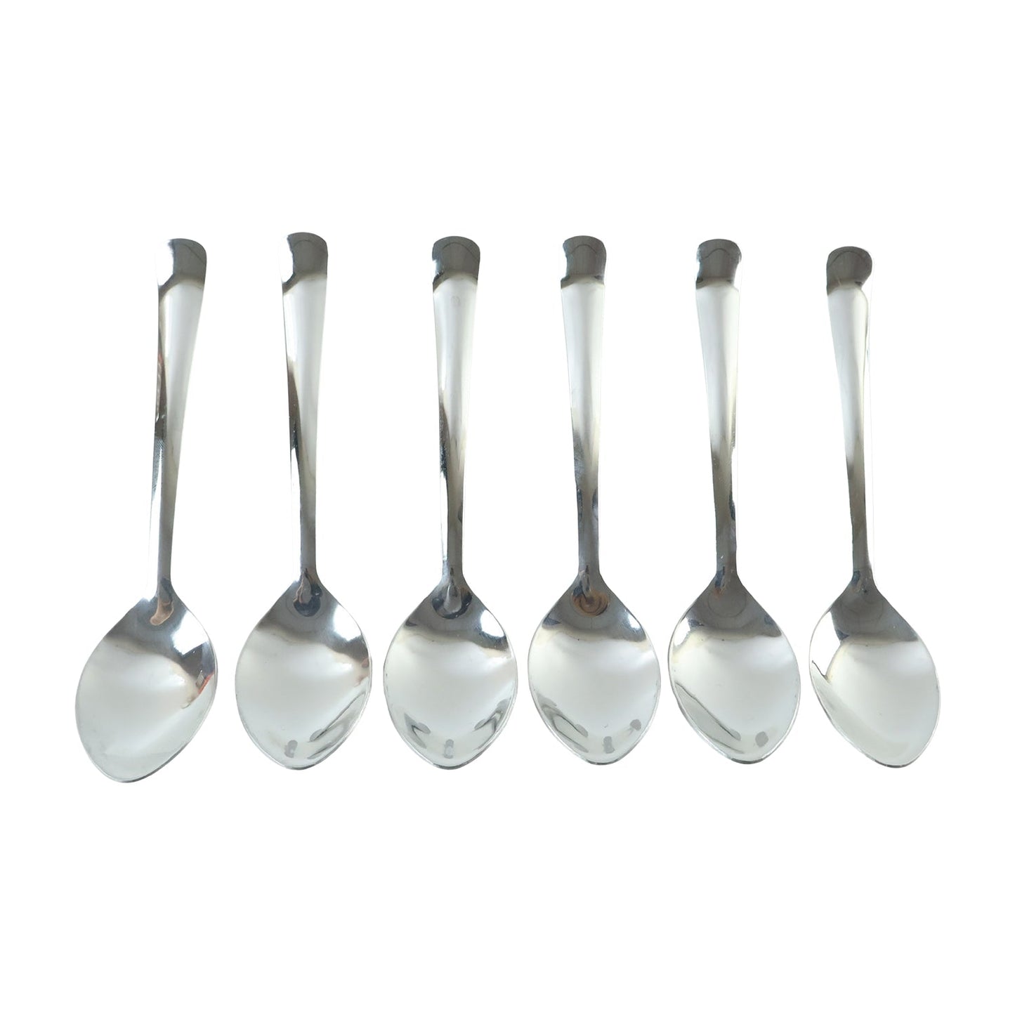 Apex dessert spoon set on white background