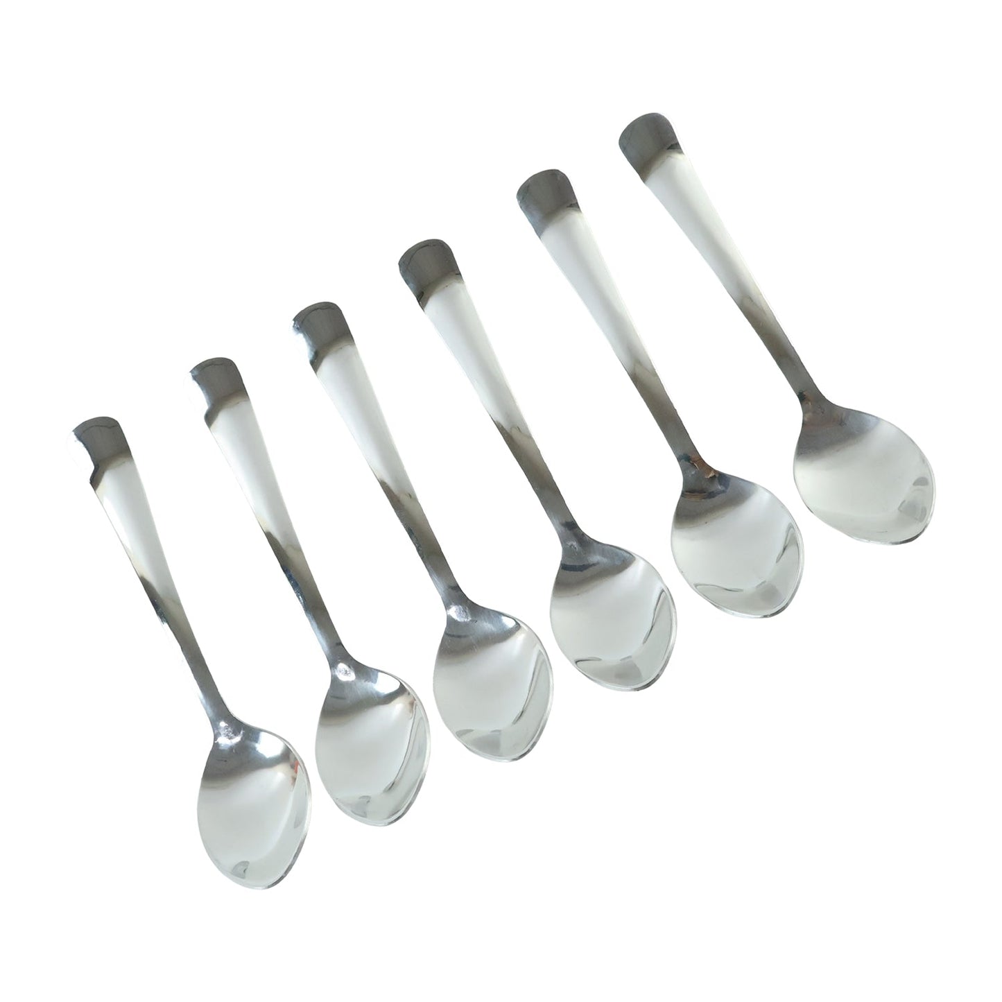 Apex tea spoon set on white background