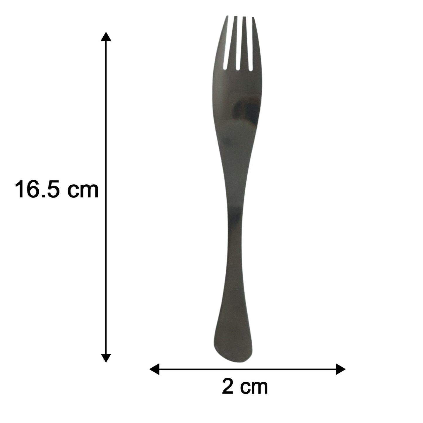 4-in-1 Portable Cutlery Set with Pouch, Steel Spoon Fork and Chopsticks (1 Set)