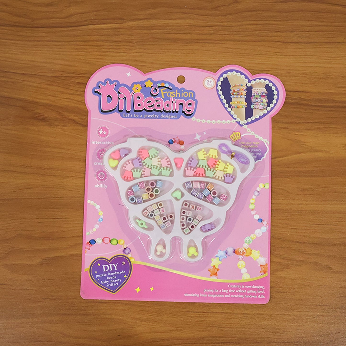 DIY Fashion Beading Jewellery Making Kit (1 Set)