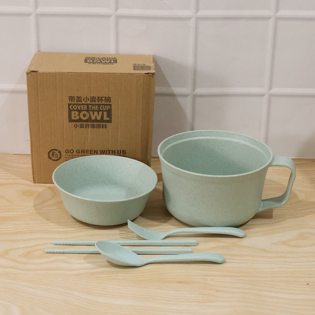 Wheat Straw Dinnerware Set â€“ Eco-Friendly & Durable Kitchen Essentials