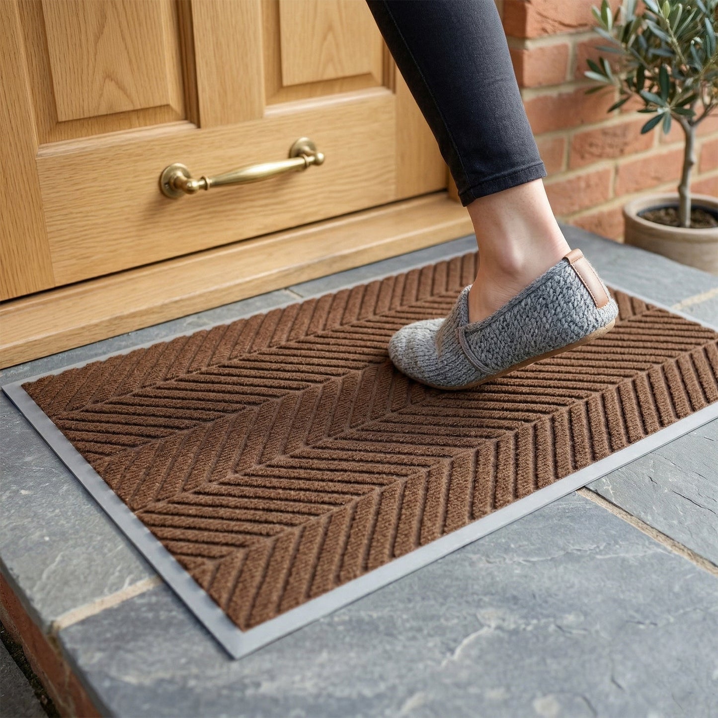 Premium Designer Anti Slip Door Mat (1 Pc, Mix Design)