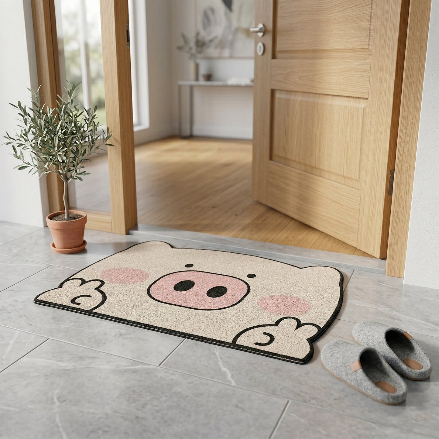 Premium Designer Anti Slip Door Mat (1 Pc, Mix Design)