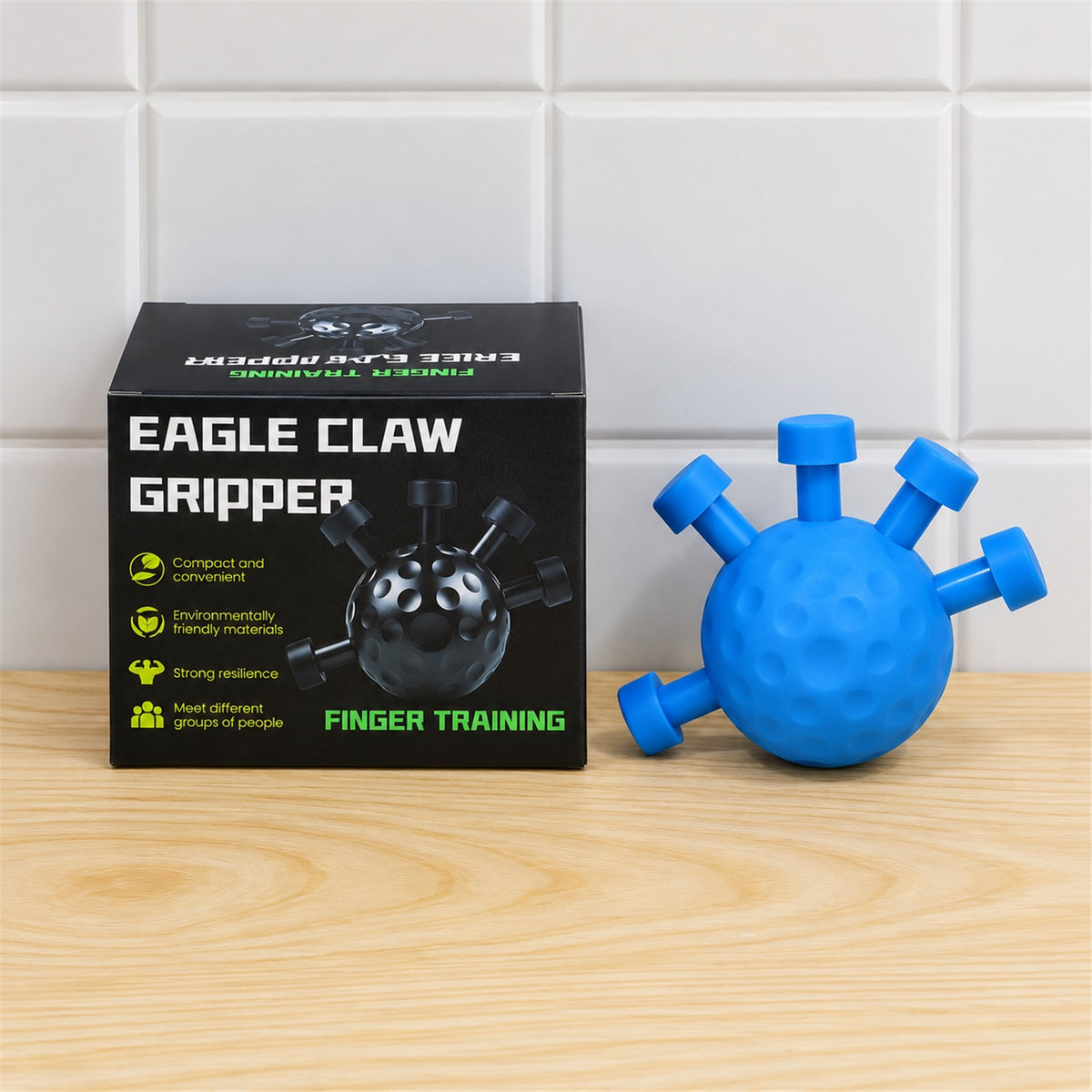 Eagle Claw Finger Gripper Hand Strength Trainer Power Wrist Exerciser (1 Pc)