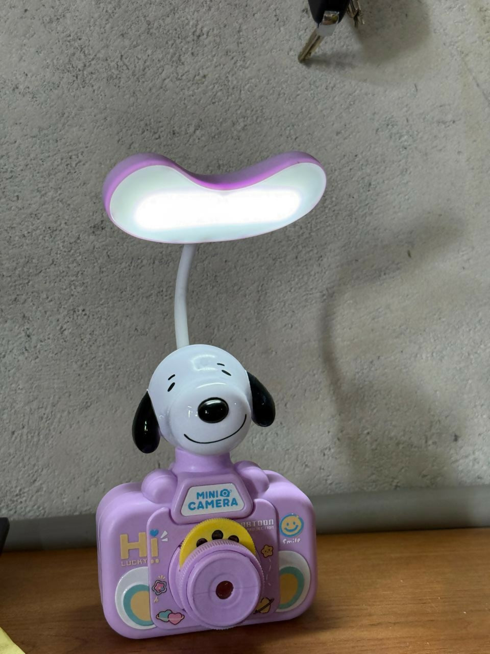 Kids Mini Camera Projector Lamp with Study Light & Slide Projection