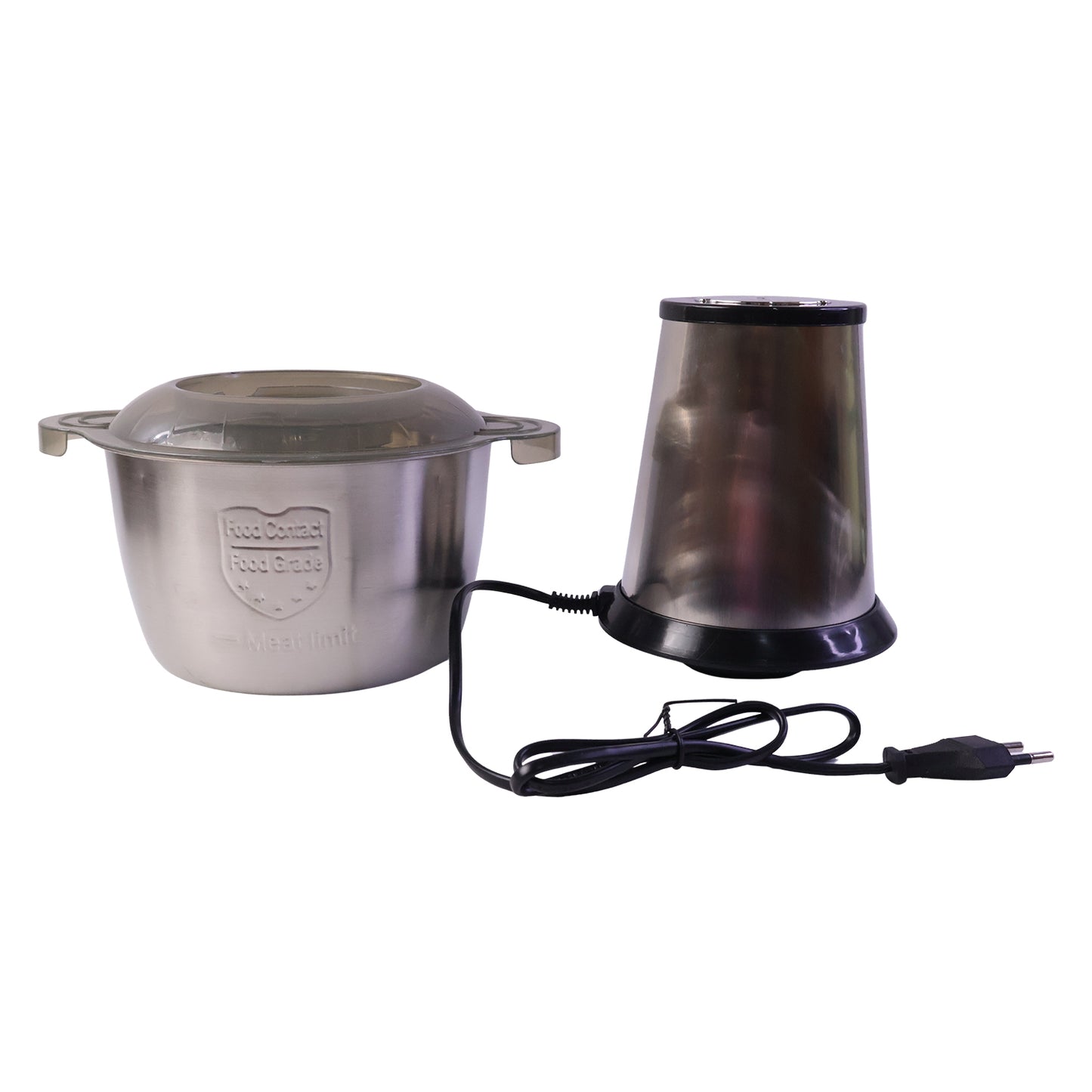Electric SS Food Processor 2 Litre Vegetable Chopper & Mixer Grinder