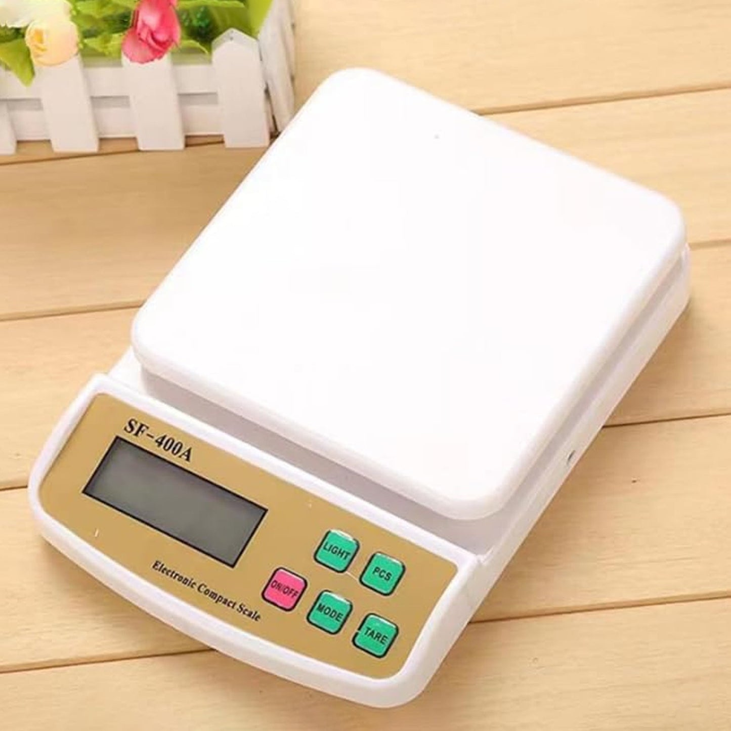 Square scale battery operated