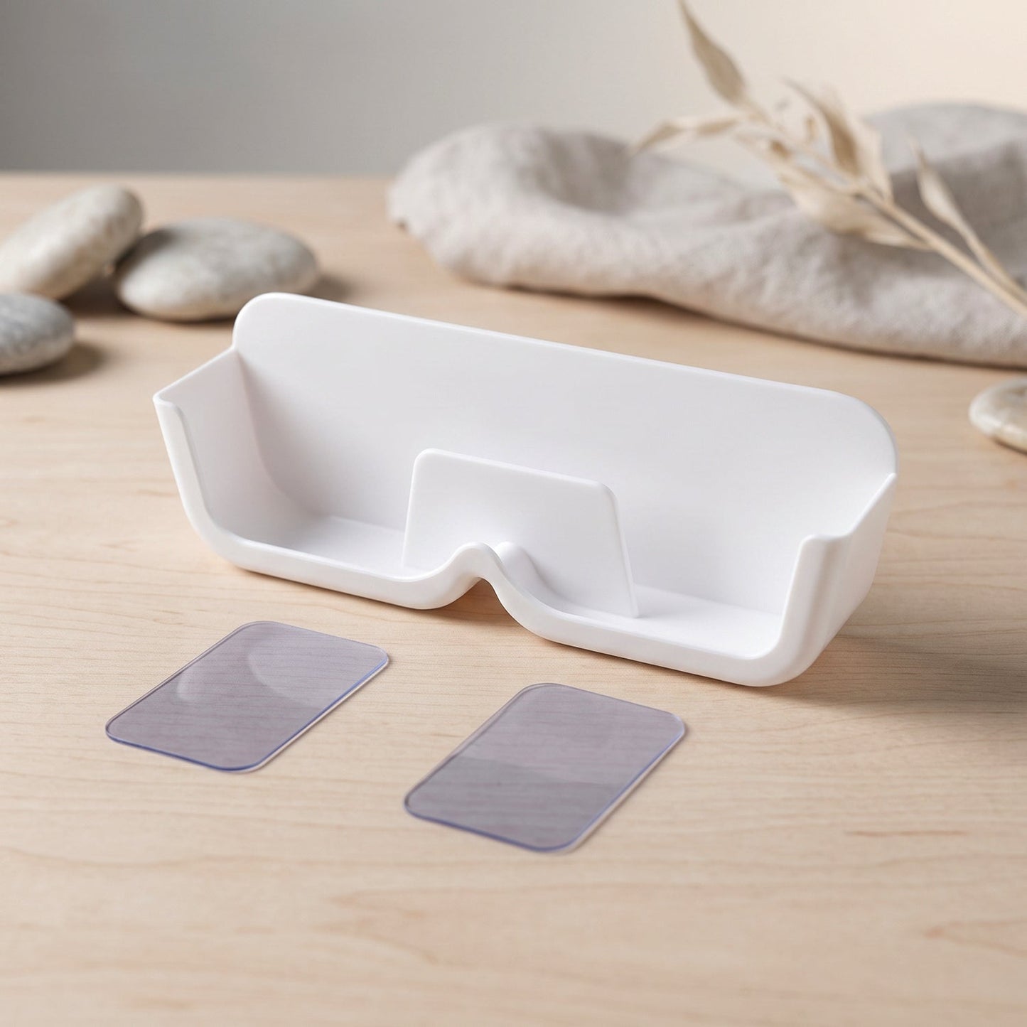 Close up of the eyewear holder slots