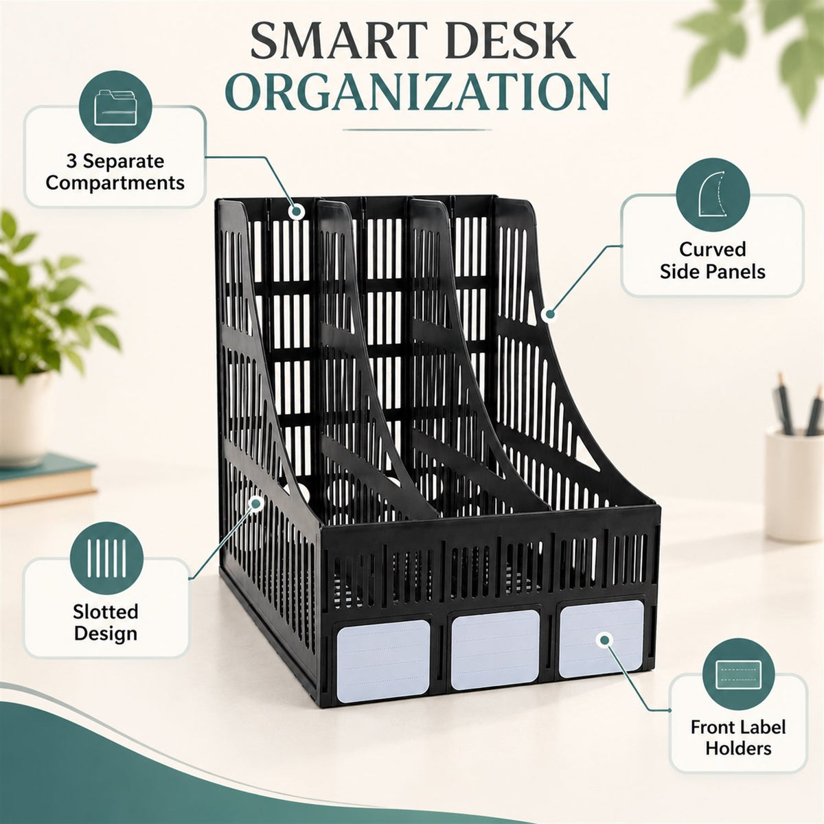 Document stand size 30x25cm