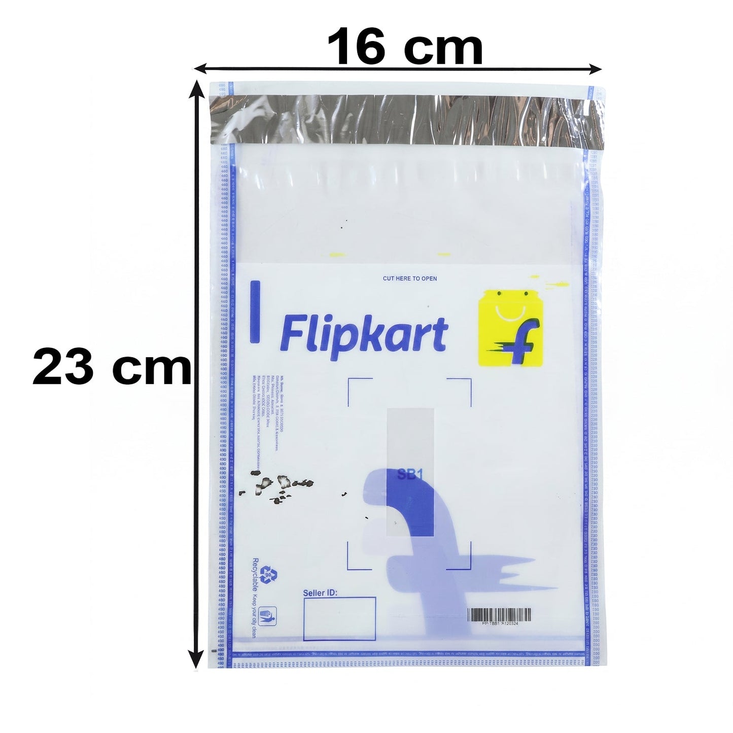 Flipkart Courier Bags 6 x 8 Inch Pack of 100 Tamper Proof Polybags (100 Pc)