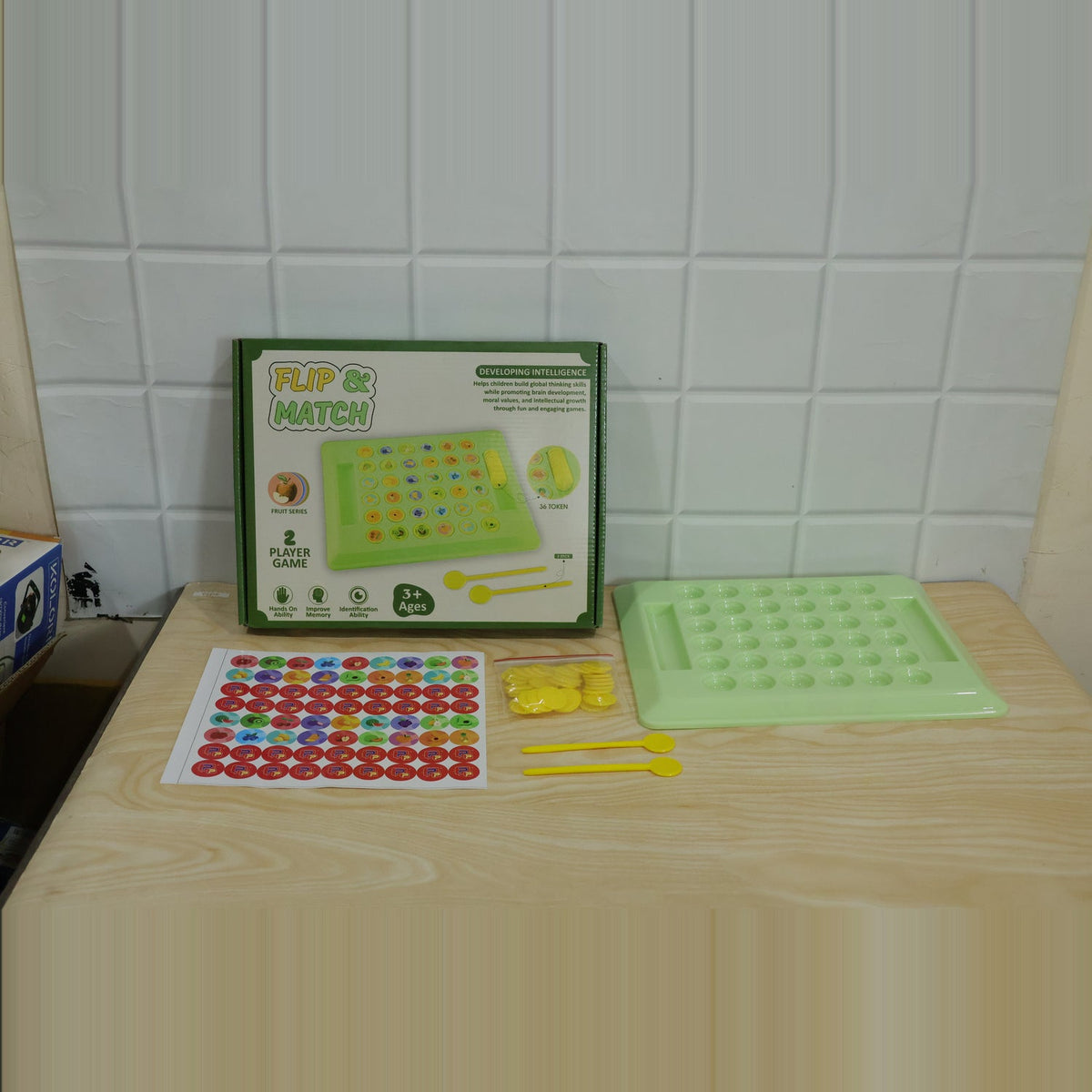 Fruit memory game kids play use