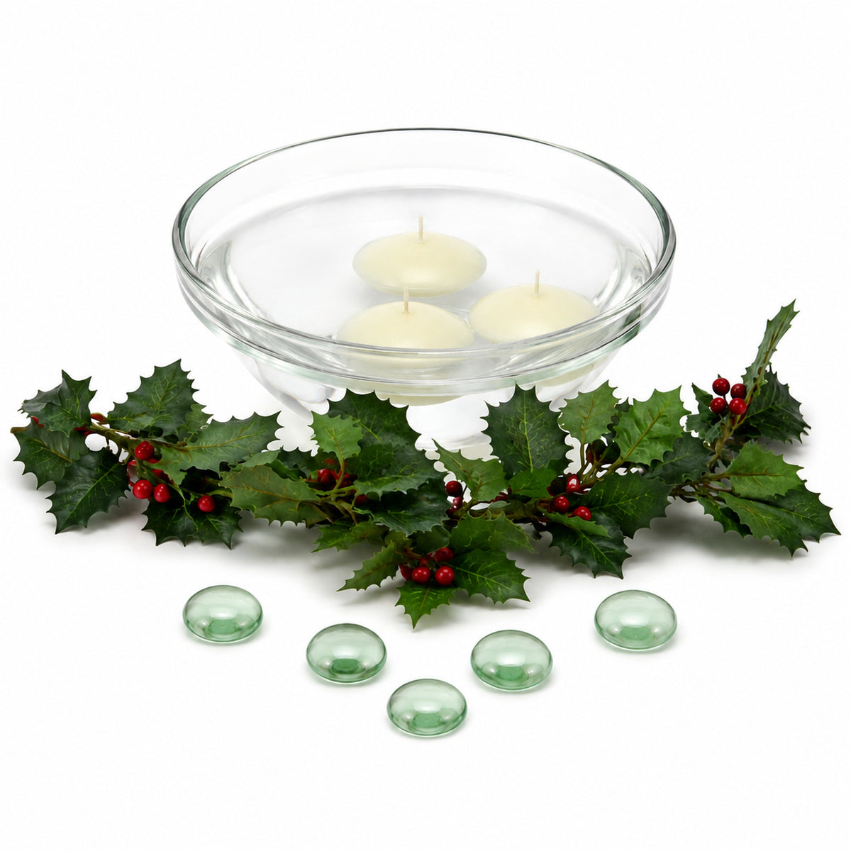 Floating Candle Holder (1 Pc): Romantic Ambiance, Table Decor