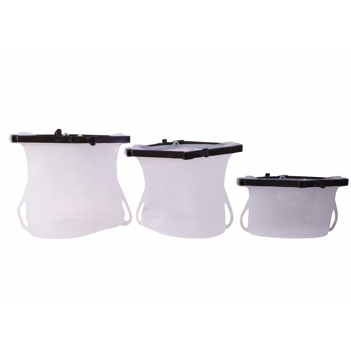 Silicone Food Storage Bags - Set of 3 Keepers for Fruits, Vegetables, Snacks