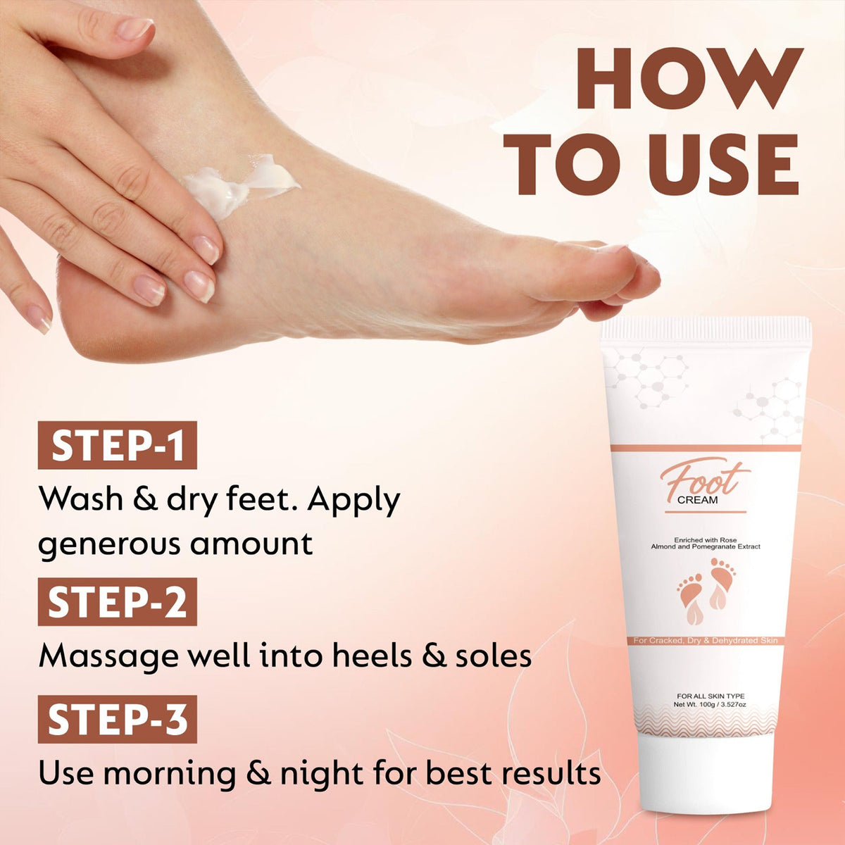 Deep Nourishing Foot Care Cream ( 100gm)
