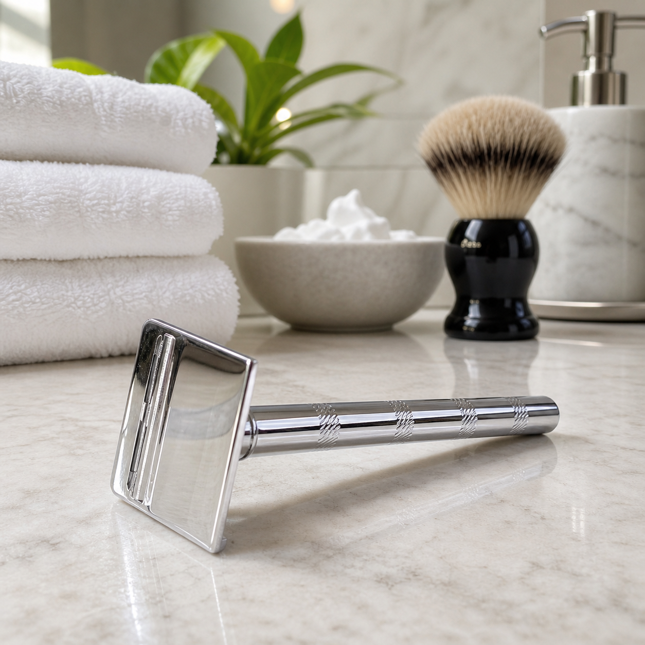 Classic Double Edge Shaving Razor for Men (1 Pc Mix Color)