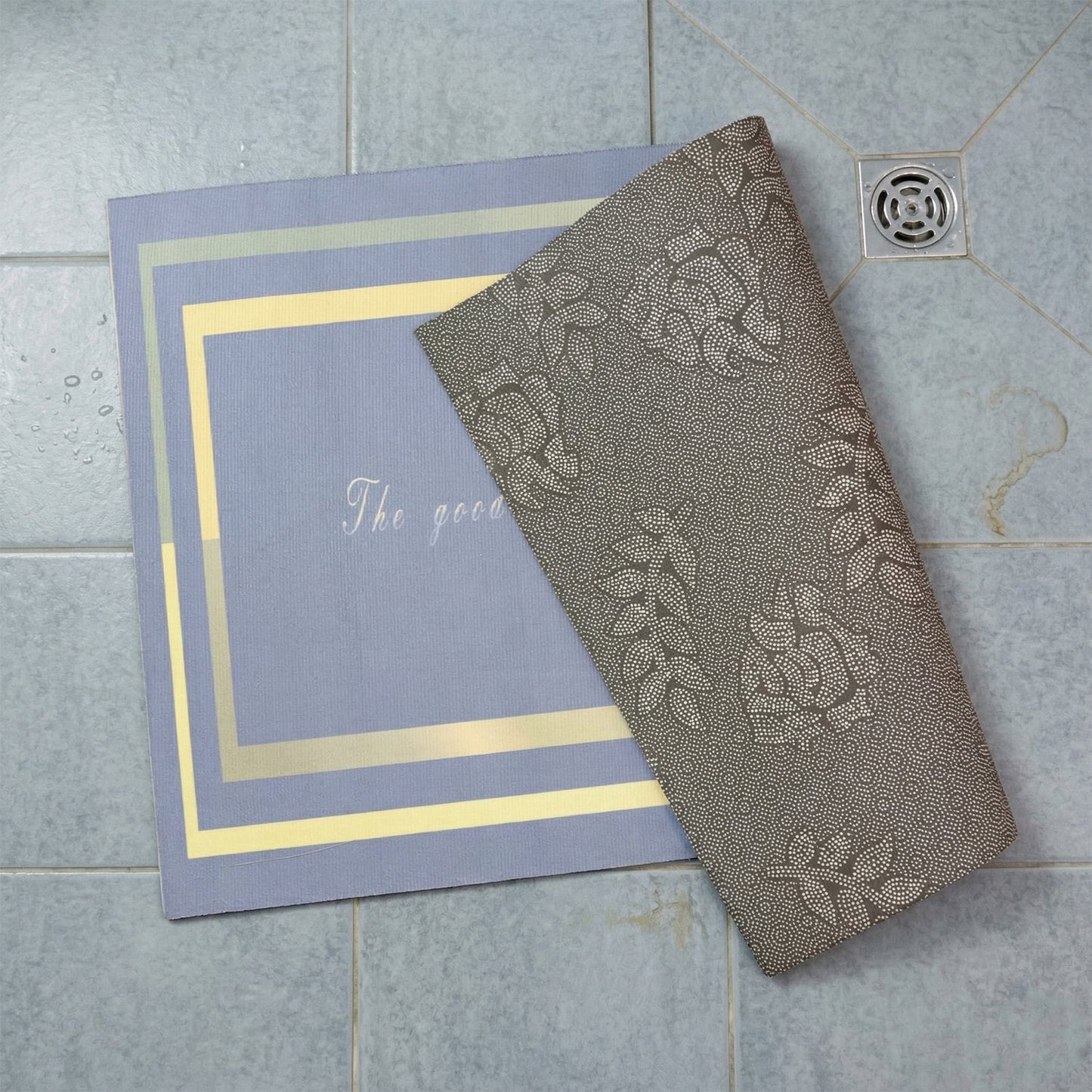 Premium Anti Slip Bathroom Floor Mat (1 Pc, 79x50 Cm)