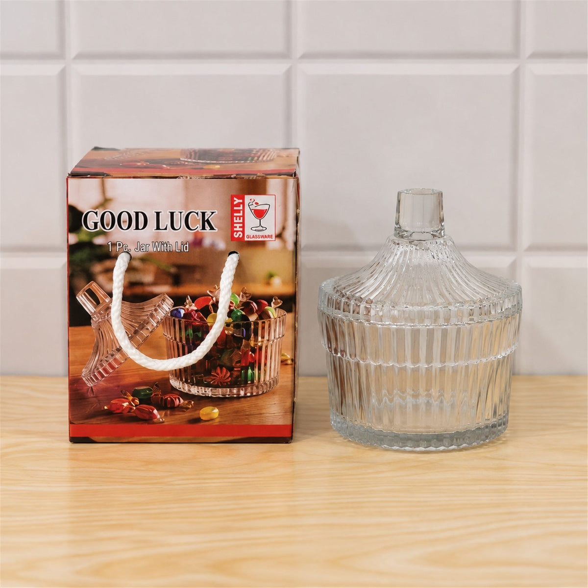 Candy storage jar kitchen use
