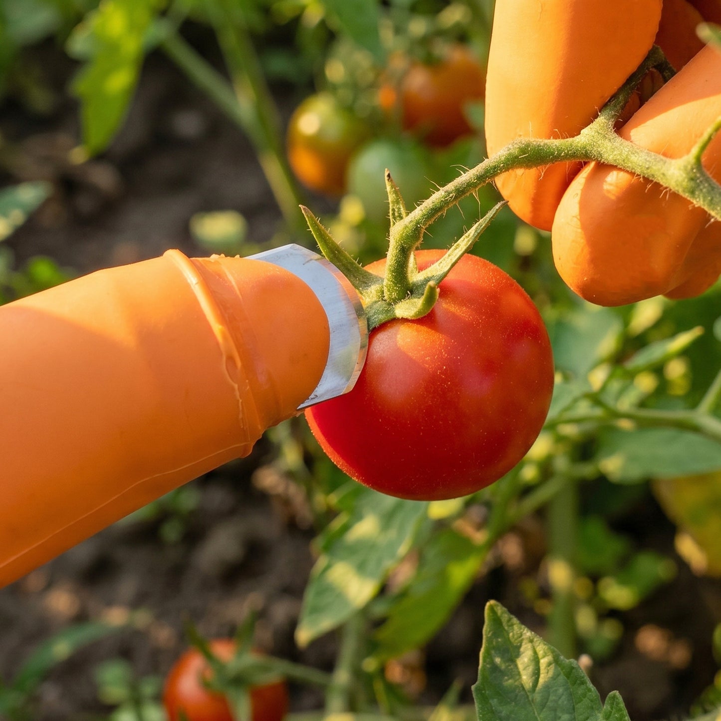 Gloves Silicone Thumb Knife Finger Protector Gears Cutting Vegetable Harvesting Knife