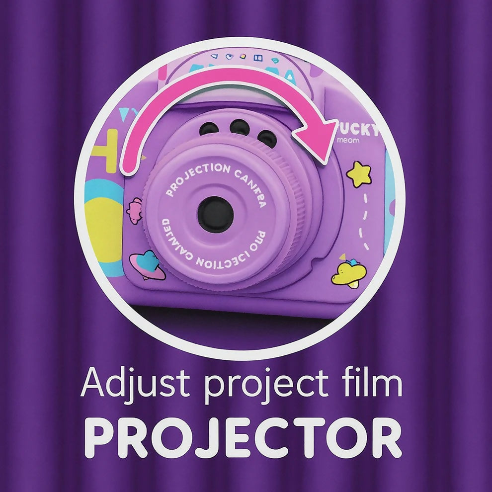 Kids Mini Camera Projector Lamp with Study Light & Slide Projection