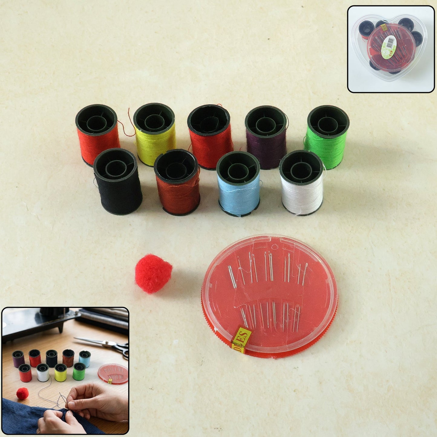 Portable Sewing Kit Set (1 Set)