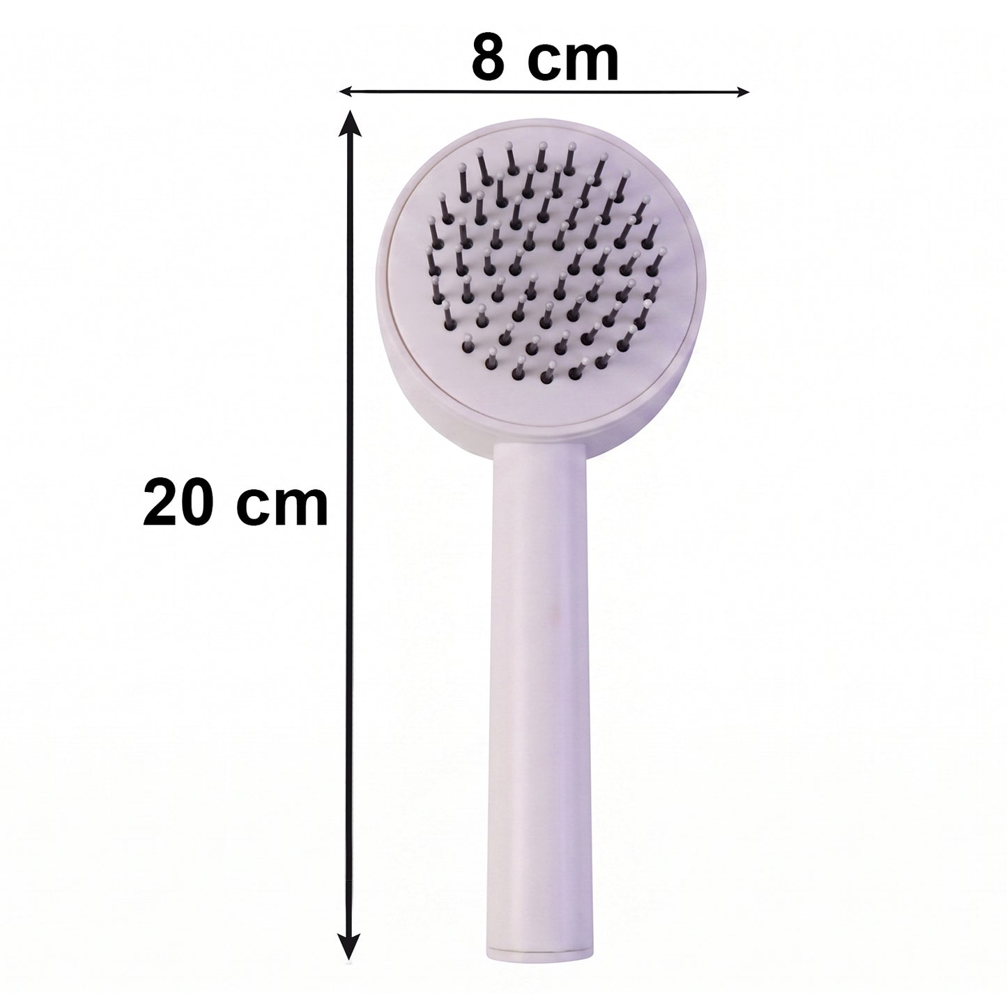 Air Cushion Massage Brush with Long Handle & Self-Cleaning Detangling Comb, Hair accessories
