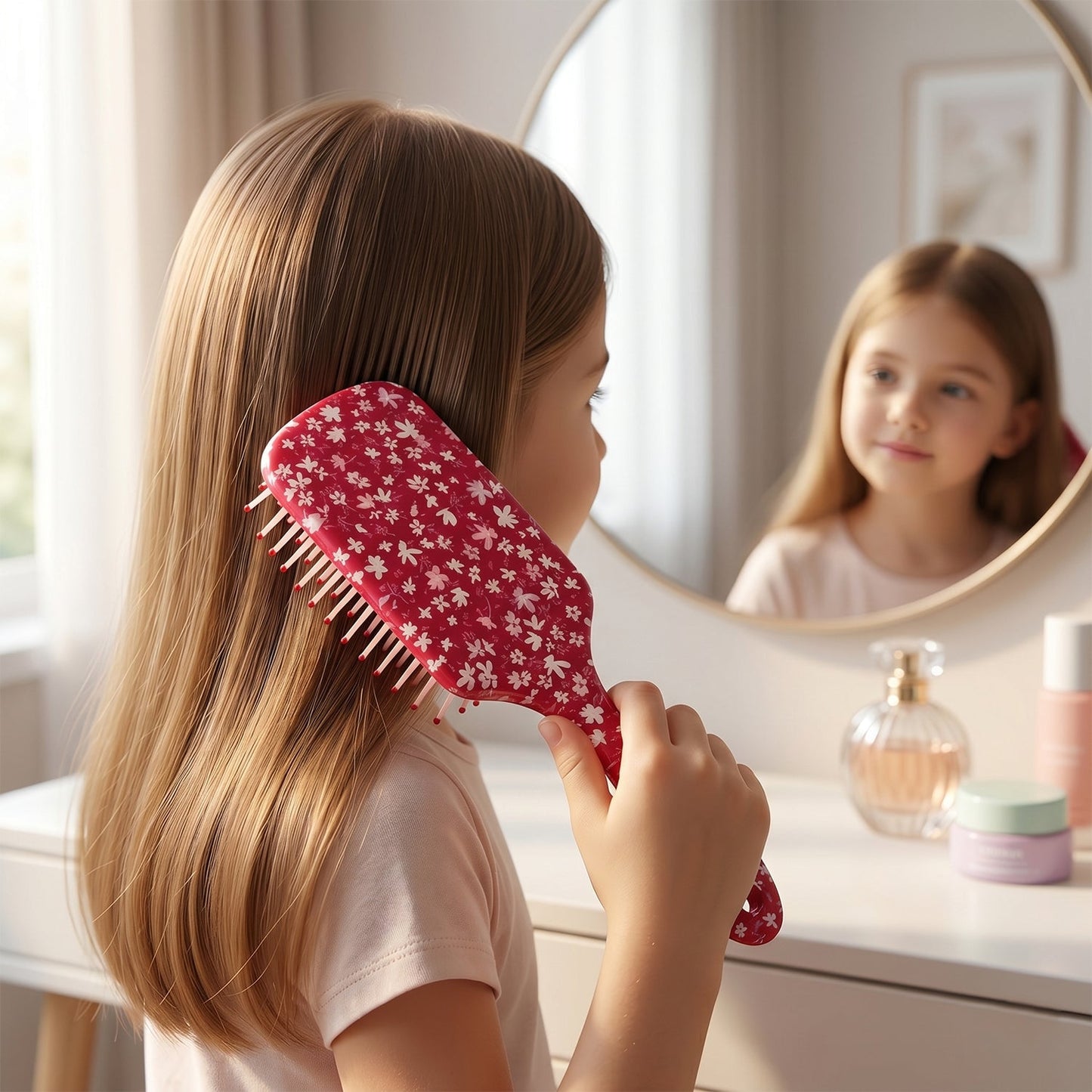 Premium Kids Hair Brush with Fun and Colorful Designs (1 Pc, Mix Design)