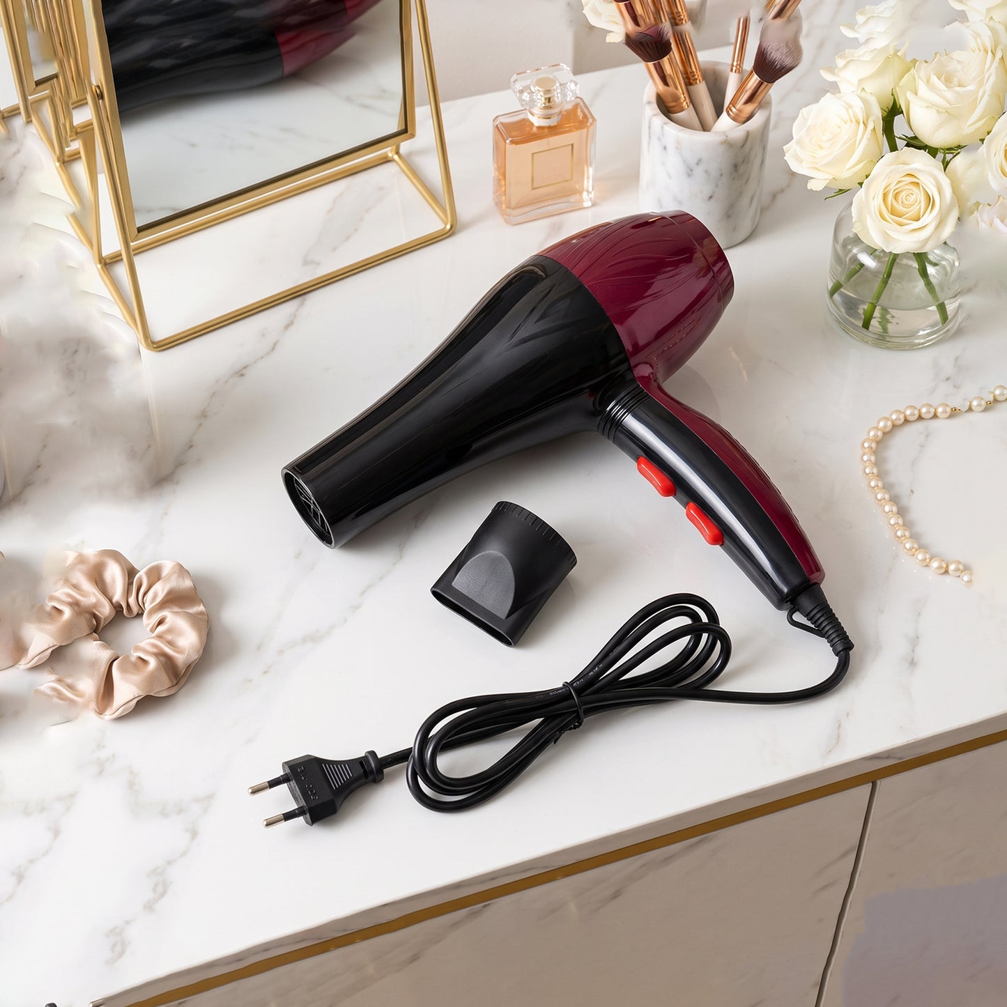 Professional High Power Multi Purpose Hair Dryer Salon (220V,50-60Hz / 1 Pc)